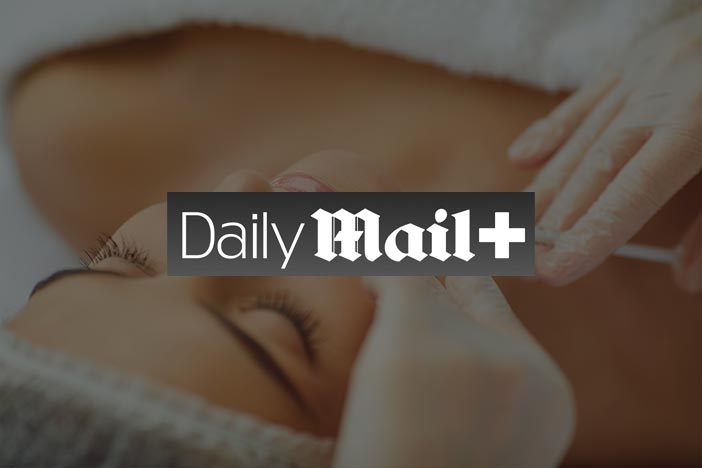 Dr Elizabeth Hawkes featured for eye treatments in Daily Mail+ anti-ageing clinic round-up Woman receiving a cosmetic injection while lying down, featured in Daily Mail+ article on the best anti-ageing clinics in the UK