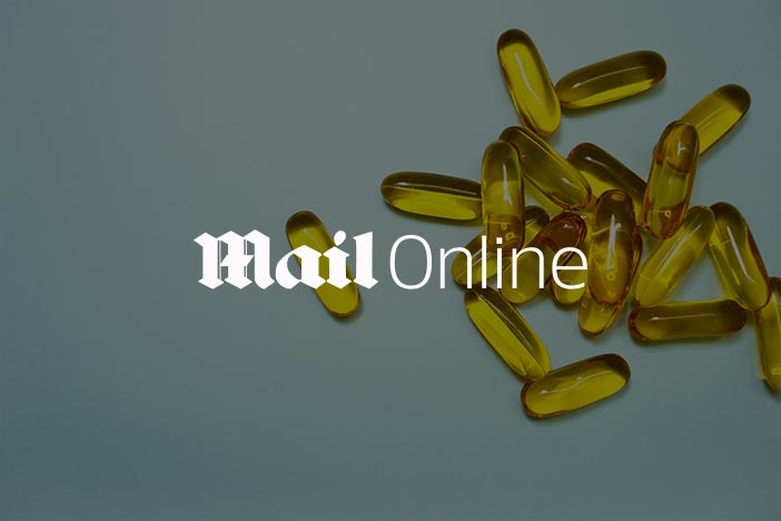 Dr Elizabeth Hawkes on top supplements for health – featured in Mail Online Yellow supplement capsules on a flat surface, with Mail Online logo overlay